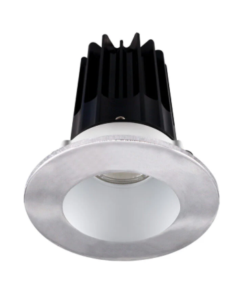 Lotus LED Lights LED-2-S8W2-5CCT-2RRAK-2RTCH-60D 2 inch Recessed Downlight 8W LED 5CCT 600 lm - 60° Beam Angle - Alzak Reflector - Round Chrome Trim - Type IC Damp Air-Tight T24 CRI 90+