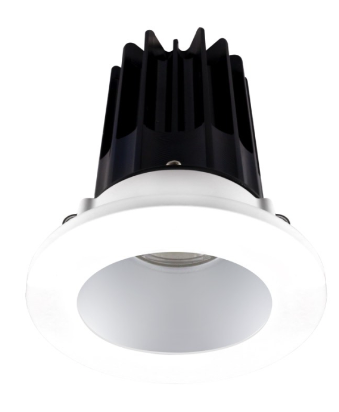 Lotus LED Lights LED-2-S8W2-5CCT-2RRAK-2RTWH 2" Led Recessed Downlight - 8w - 27k / 3k / 35k / 4k / 5k - Silver Reflector - Round White Trim - 120v