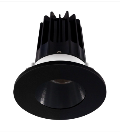 Lotus LED Lights LED-2-S8W2-5CCT-2RRBK-2RTBK 2" Led Recessed Downlight - 8w - 27k / 3k / 35k / 4k / 5k - Black Reflector - Round Black Trim - 120v
