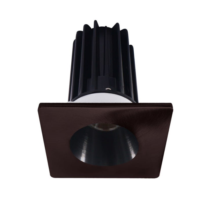 Lotus LED Lights LED-2-S8W2-5CCT-2RRBK-2STBZ-24 2" LED Recessed Downlight W/24 Degree Beam Angle, 8 Watt, 5CCT 27K / 3K / 35K / 4K / 5K, 120V, Black Reflector/ Square Bronze Trim
