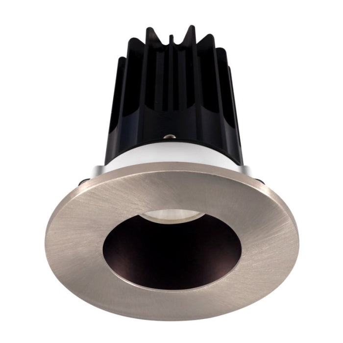 Lotus LED Lights LED-2-S8W2-5CCT-2RRBZ-2RTBN-24 2" LED Recessed Downlight W/24 Degree Beam Angle, 8 Watt, 5CCT 27K / 3K / 35K / 4K / 5K, 120V, Bronze Reflector/ Round Brushed Nickel Trim