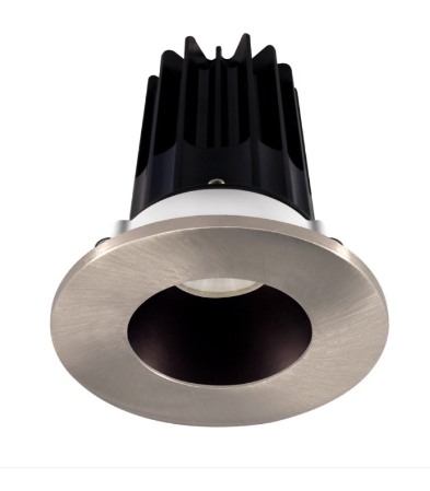Lotus LED Lights LED-2-S8W2-5CCT-2RRBZ-2RTBN 2" Led Recessed Downlight - 8w - 27k / 3k / 35k / 4k / 5k - Bronze Reflector - Round Brushed Nickel Trim - 120v