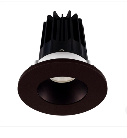 Lotus LED Lights LED-2-S8W2-5CCT-2RRBZ-2RTBZ 2" Led Recessed Downlight - 8w - 27k / 3k / 35k / 4k / 5k - Bronze Reflector - Round Bronze Trim - 120v
