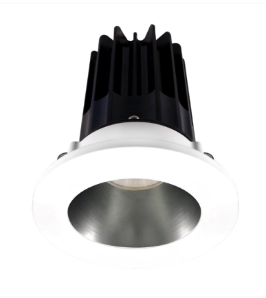 Lotus LED Lights LED-2-S8W2-5CCT-2RRCH-2RTWH 2" Led Recessed Downlight - 8w - 27k / 3k / 35k / 4k / 5k - Chrome Reflector - Round White Trim - 120v