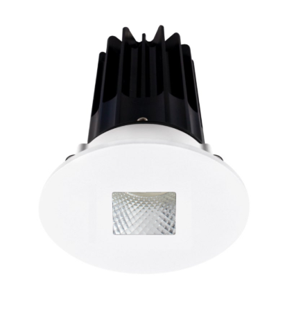 Lotus LED Lights LED-2-S8W2-5CCT-2RRDM-2RSH-60D 2 inch Recessed Downlight 8W LED 5CCT 600 lm - 60Â° Beam Angle - Diamond Reflector - Round Trim Square Hole - Type IC Damp Air-Tight T24 CRI 90+