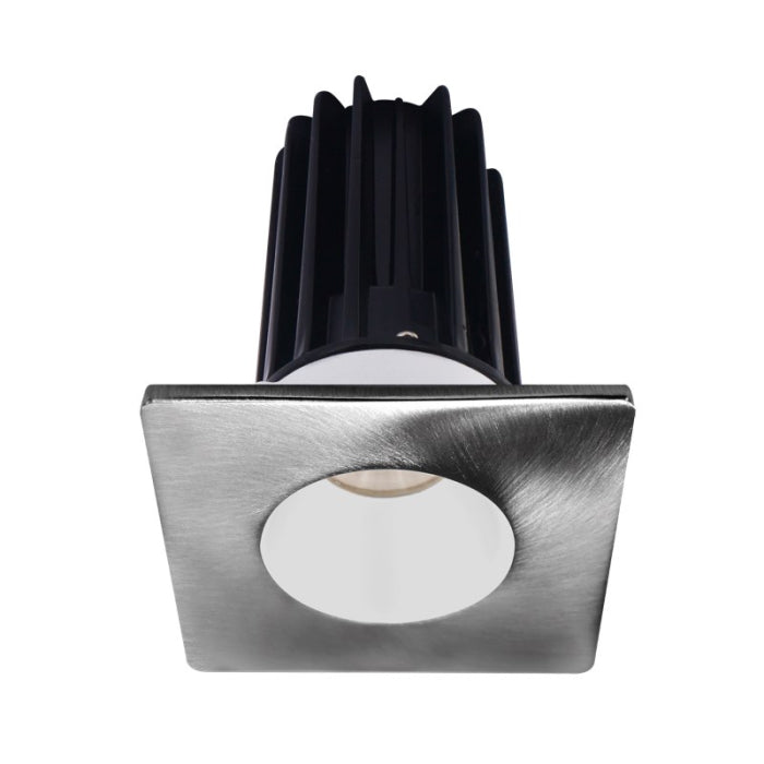 Lotus LED Lights LED-2-S8W2-5CCT-2RRWH-2STCH-24 2" LED Recessed Downlight W/24 Degree Beam Angle, 8 Watt, 5CCT 27K / 3K / 35K / 4K / 5K, 120V, White Reflector/ Square Chrome Trim