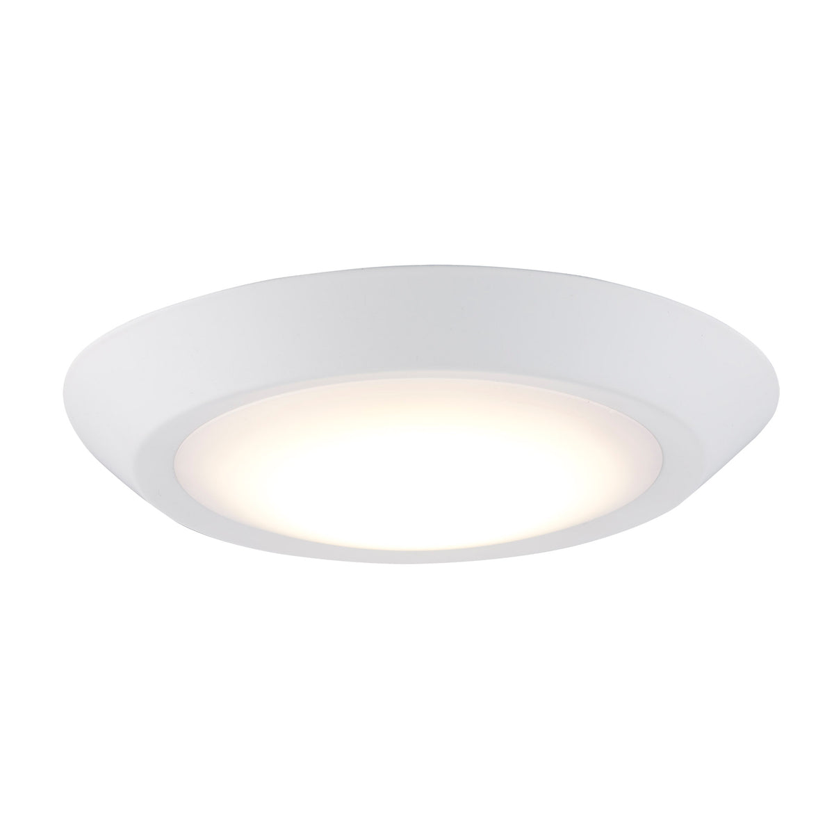 Trans Globe Lighting LED-20021-1 WH Wren white LED disk light on