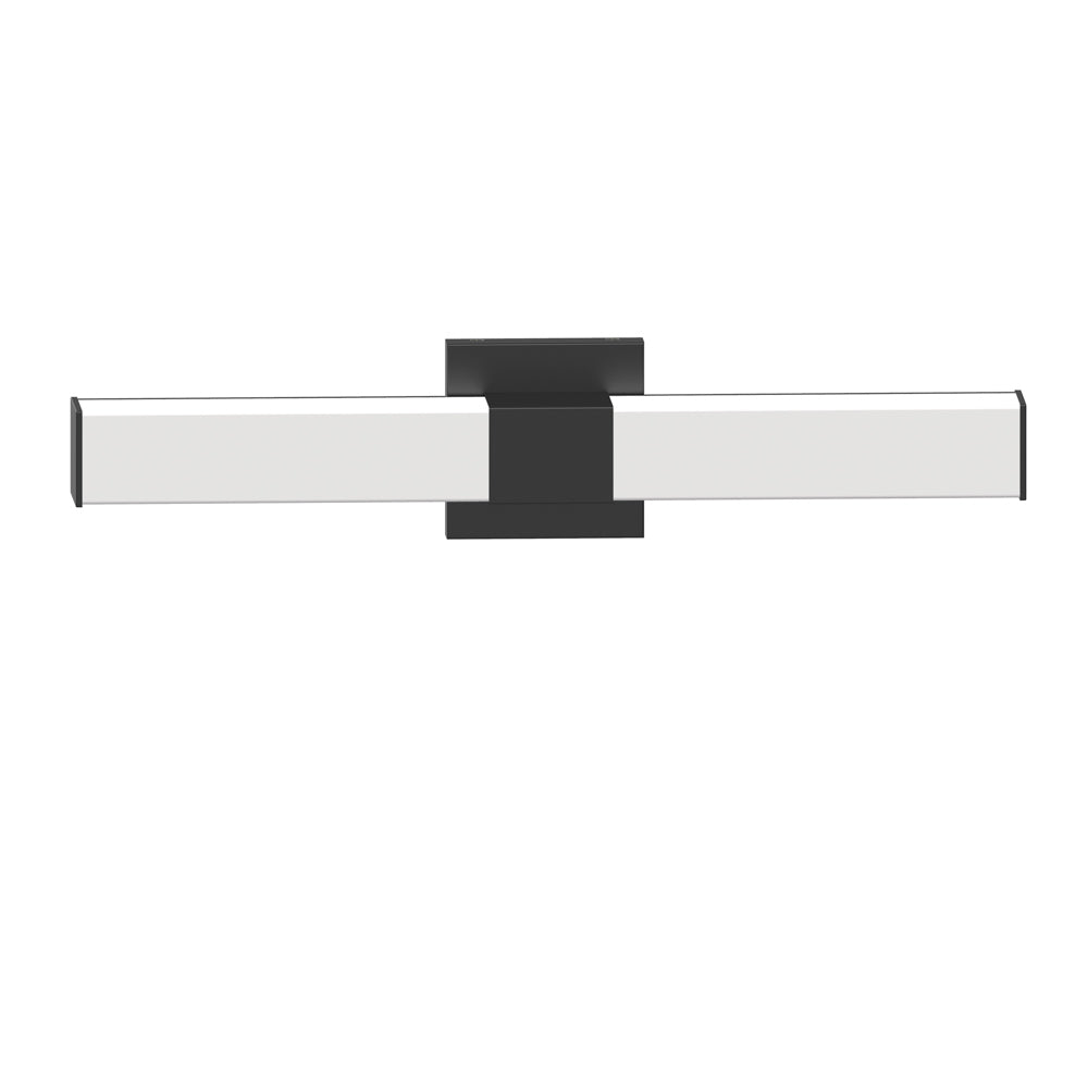 Trans Globe Lighting LED-22444 BK 24 inch black LED bath vanity wall light