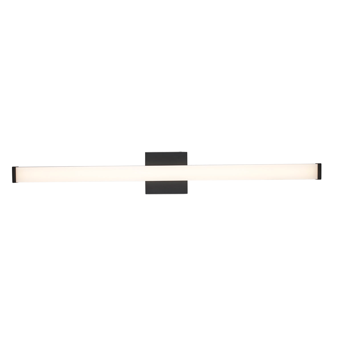 Trans Globe Lighting LED-22466 BK Saavy 36 inch black LED bath vanity wall light on