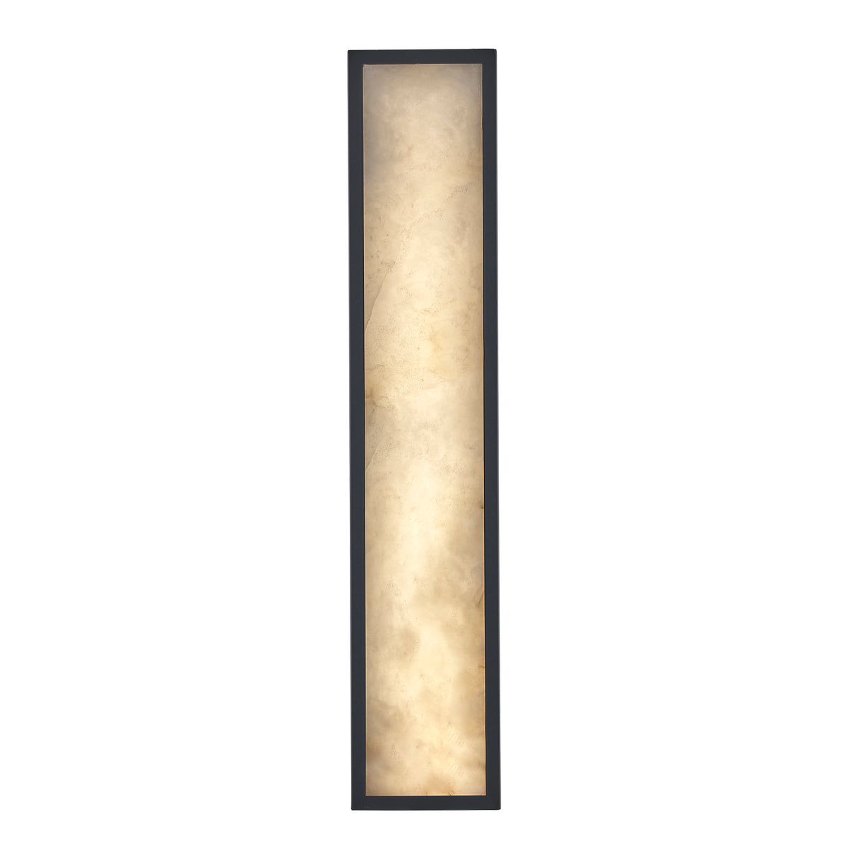 Trans Globe Lighting LED-22644 BK Sahara black alabaster wall sconce lit
