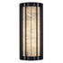Trans Globe Lighting LED-22660 BK Winnie black LED wall sconce illuminated