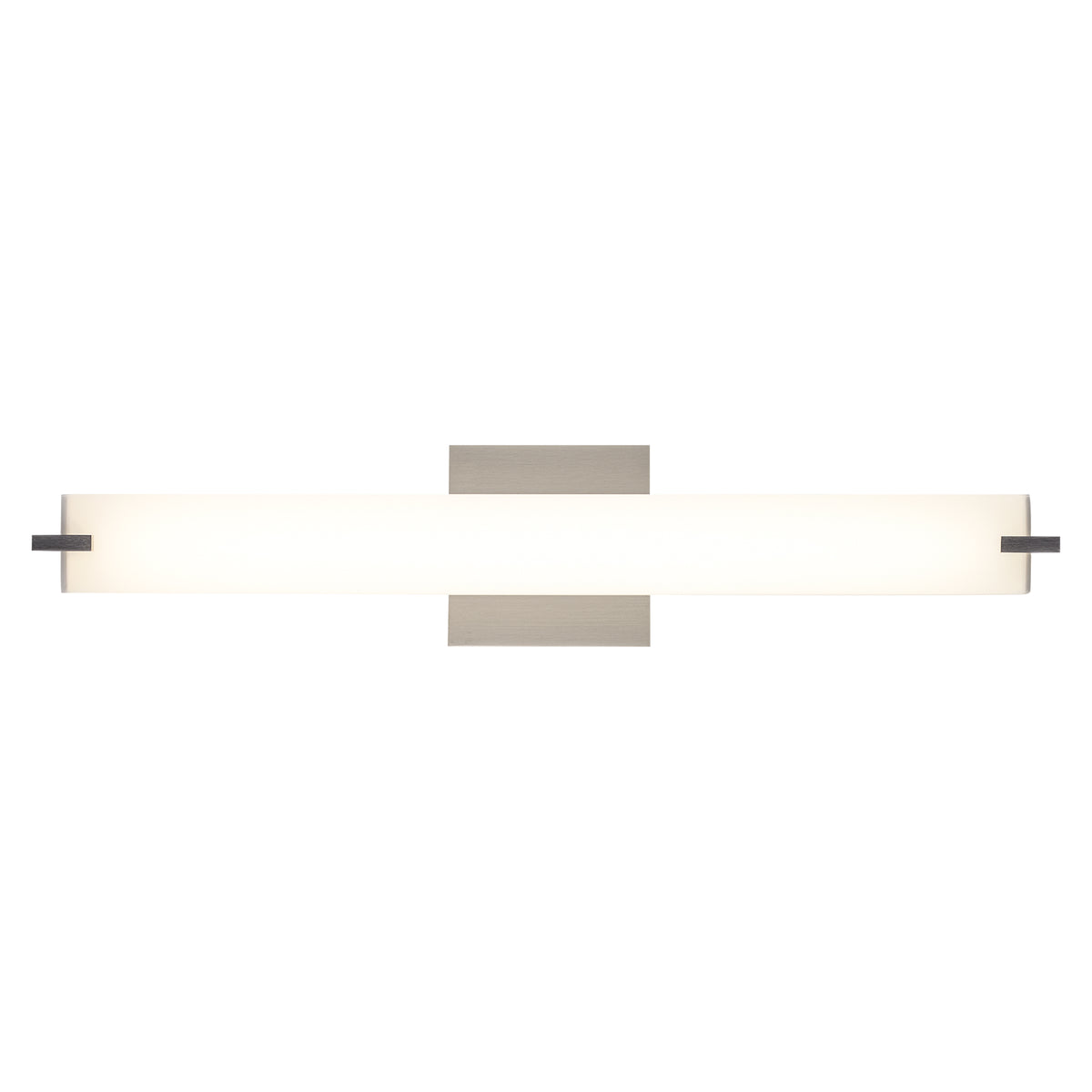 Trans Globe Lighting LED-22824 BN Cosmic 24 inch brushed nickel LED bath vanity wall light front view