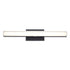 Trans Globe Lighting LED-22904 BK Jett 24 inch black LED bath vanity wall light