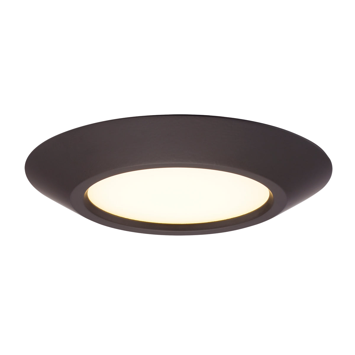 Trans Globe Lighting LED-30094 ROB Vanowen Too flush mount ceiling light in rubbed oil bronze