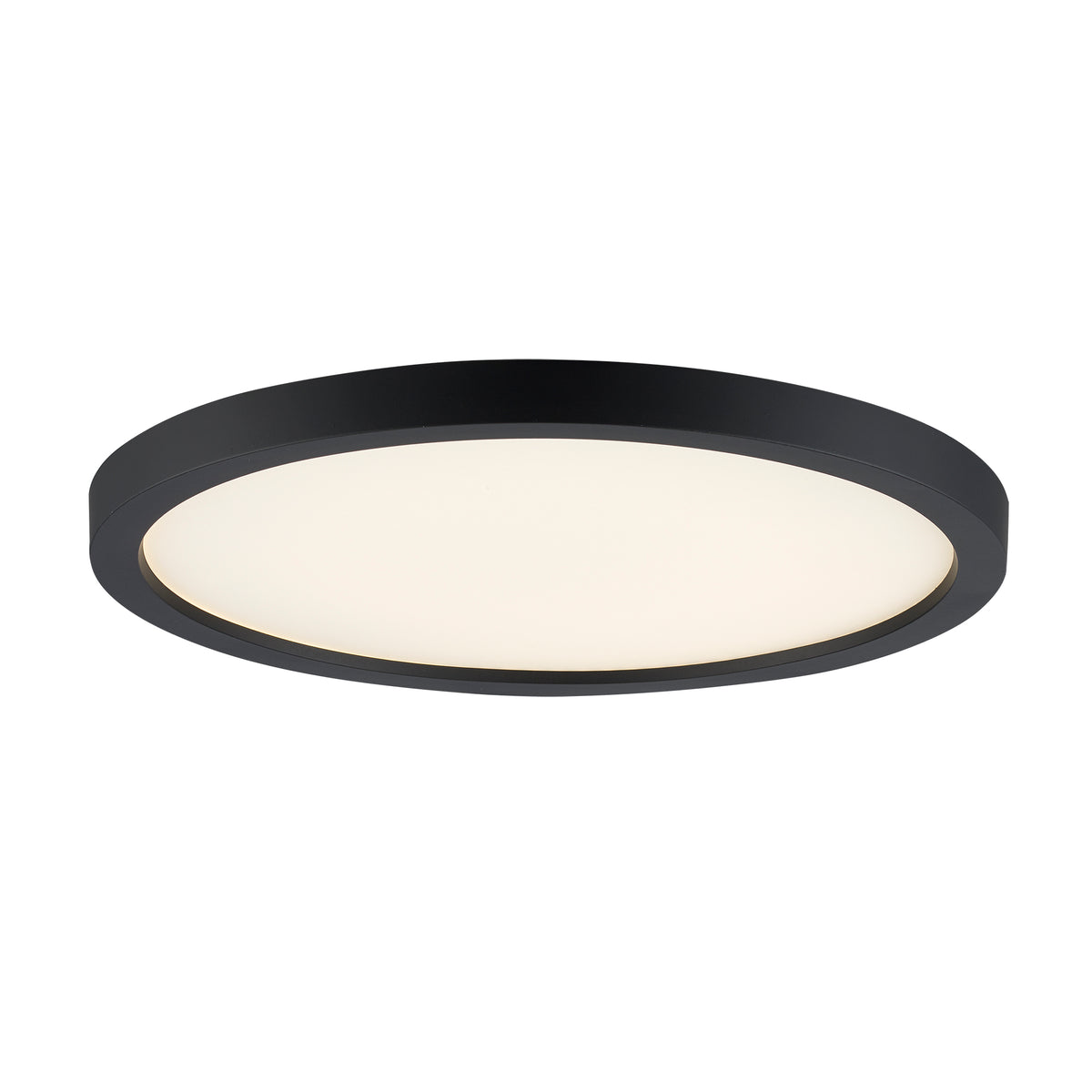 Trans Globe Lighting LED-30098 BK Palomino black LED flush mount ceiling light