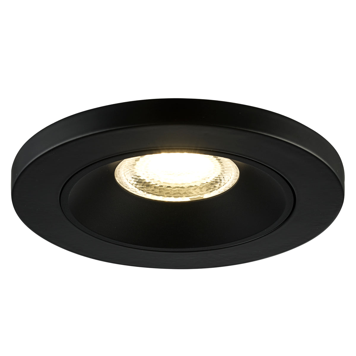 Trans Globe Lighting LED-31000 BK black LED surface mount disk ceiling light on