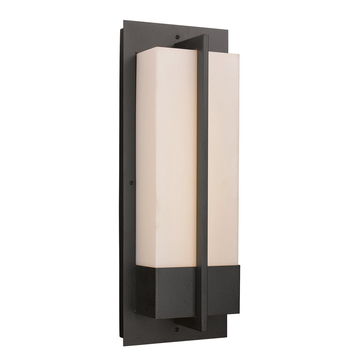 Trans Globe Lighting LED-50152 BK Venue Black Outdoor Wall Light