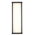 Trans Globe Lighting LED-51491 BK Fairbank black outdoor wall light front view