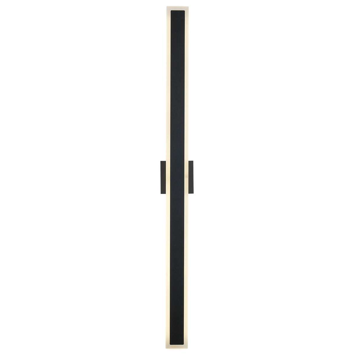 Trans Globe Lighting LED-51718 BK Hector 48 inch black outdoor wall sconce front view
