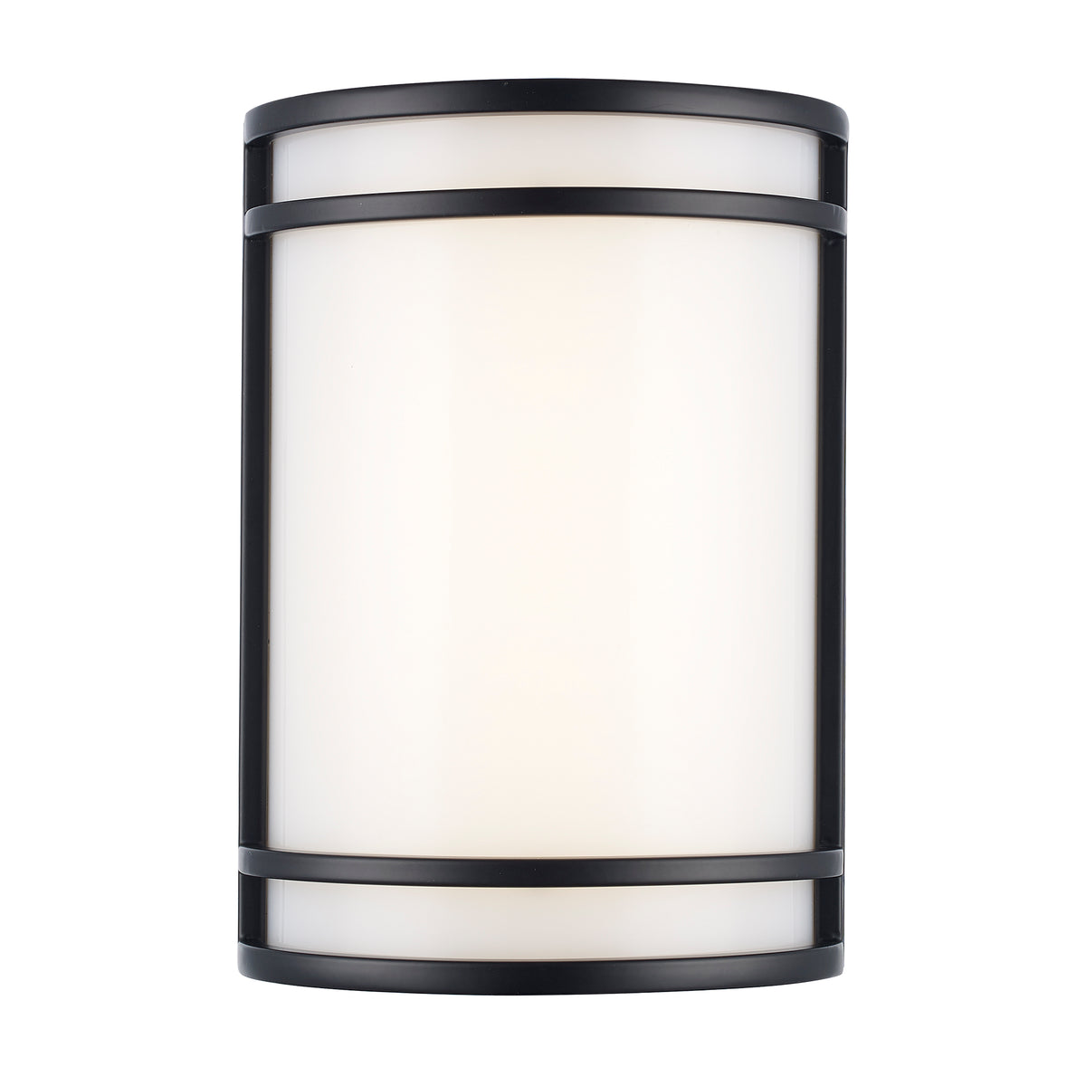 Trans Globe Lighting LED-51930 BK Zorand black outdoor wall sconce illuminated
