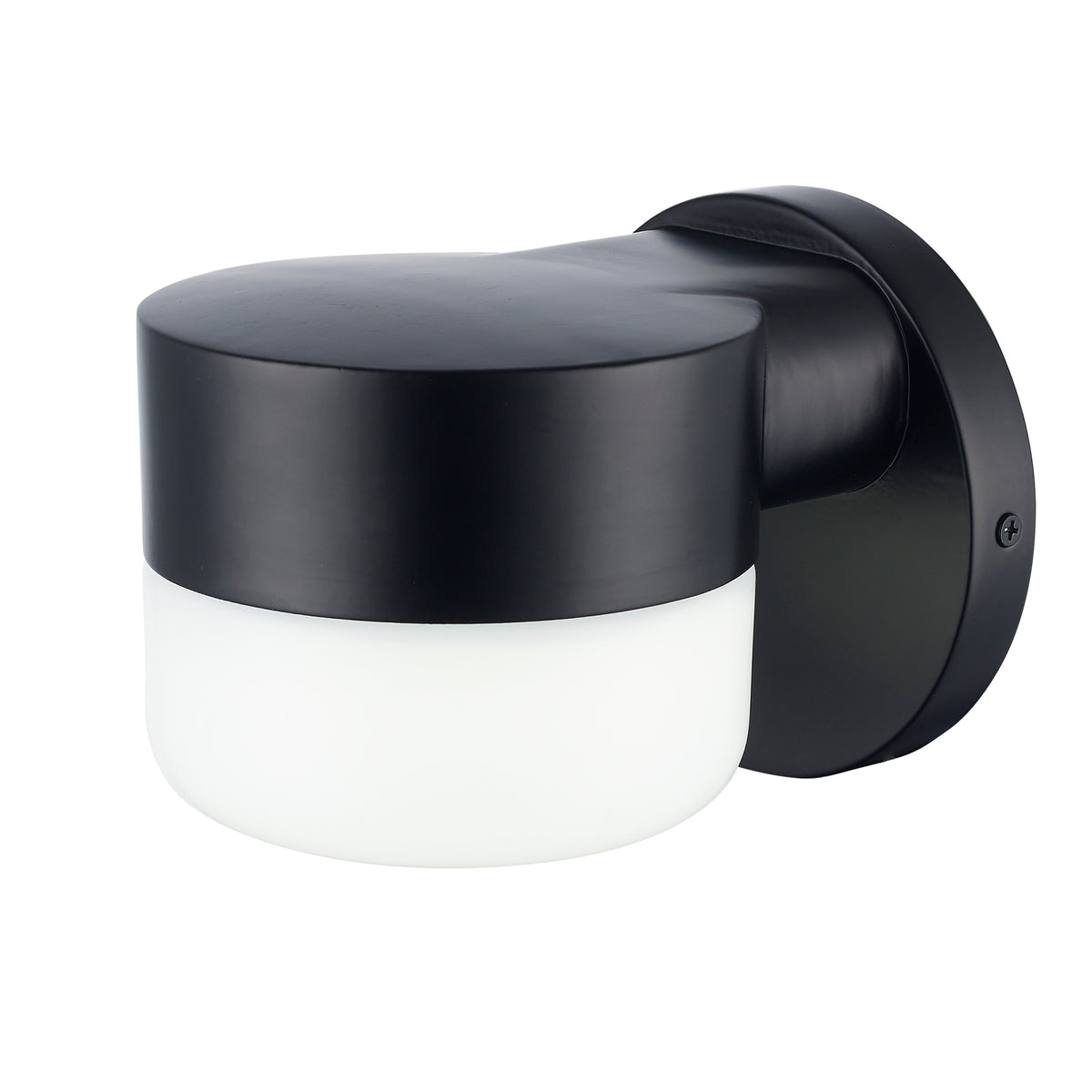 Trans Globe Lighting LED-51970 BK black outdoor wall light angled view