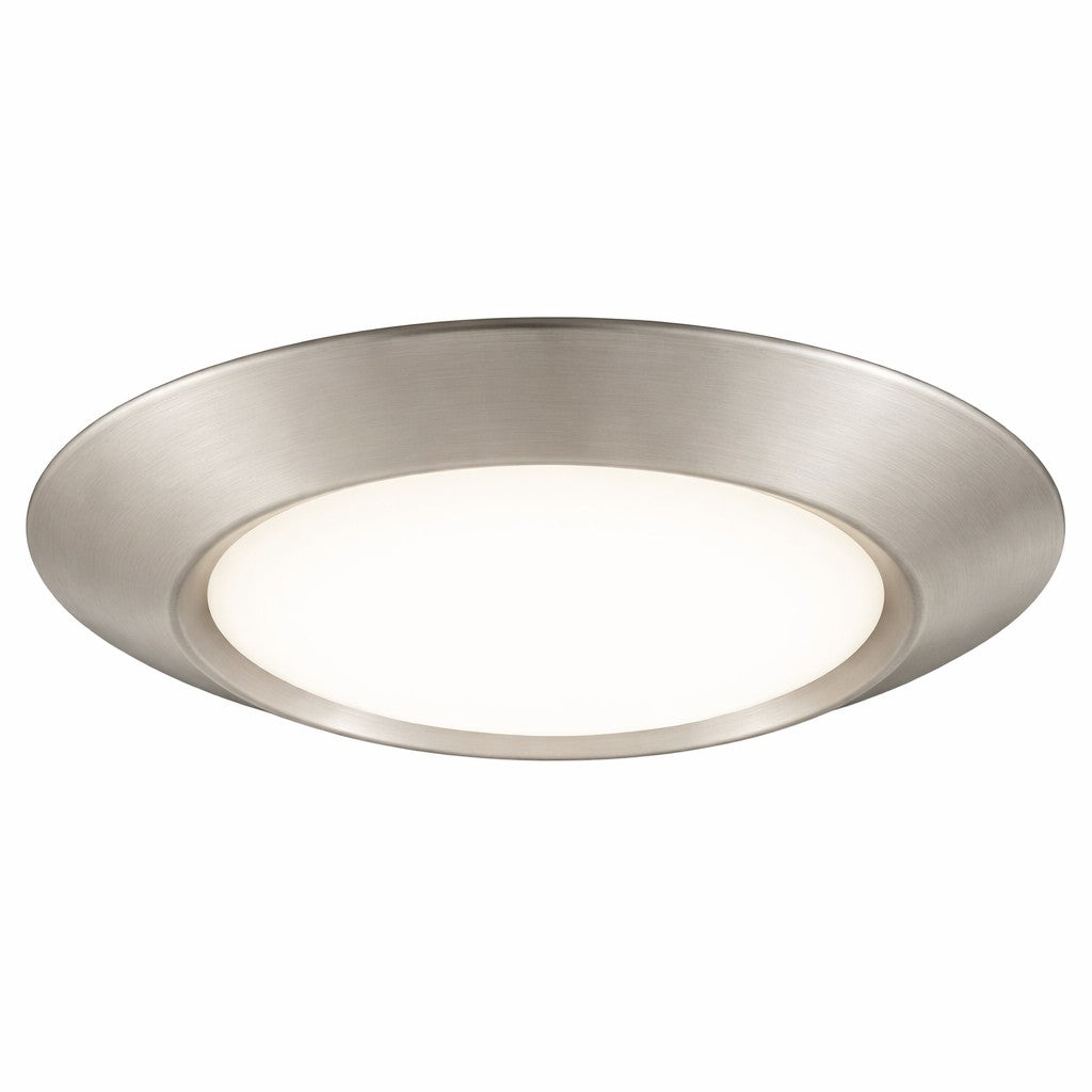 Trans Globe Lighting LED-60099 BN Vanowen brushed nickel disc ceiling light
