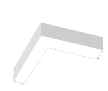 EnvisionLED LED-ALIN2-12X12-120L-3P25-D-5CCT-WH 12x12-in 13-25W ARCY-Line L-Shape Downlight, 120-277V, Selectable CCT