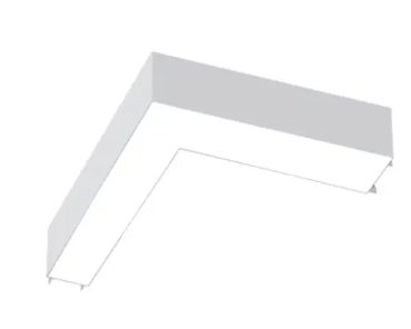 EnvisionLED LED-ALIN2-12X12-L-3P25-D-5CCT-WH 12x12-in 13-25W ARCY-Line L-Shape Downlight, 120-277V, Selectable CCT