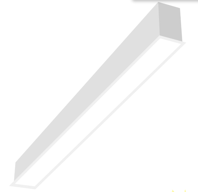 EnvisionLED LED-ALIN2-8FT-3P100-D-5CCT-WH-RTK LED 8' Architectural Linear Fixture Light(Drywall Flange Kit) Watt 80W/60W/40W, Lumens 9,600/7,200/4,800, 5CCT 50k/40k/35k/30k/27k