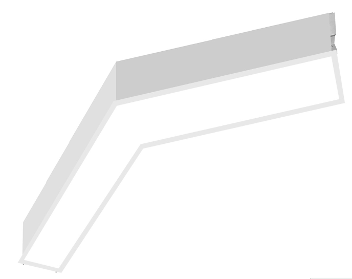 EnvisionLED LED-ALIN2-FL-12X12-120L-3P25-D-5CCT-WH-RTK Size 12x12 Inch 120 Beam L-Shape Architectural Linear Downlight , Wattage 20W/15W/10W, Lumens 2,400/1,800/1,200, 5CCT 50k/40k/35k/30k/27k White Recessed drywall kit all 4 sides fixture