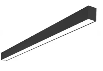 EnvisionLED LED-ALIN2-FL-3FT-3P38-D-5CCT-BL-RTK 3' Architectural Linear Recessed Downlight with Recessed Drywall kit, Frosted, Selectable Wattage 30/22.5/14.5w, Multi-Color Temperature, Lumens 3,600/2,700/1,740Lm, Voltage 120-277V,  Black Finish