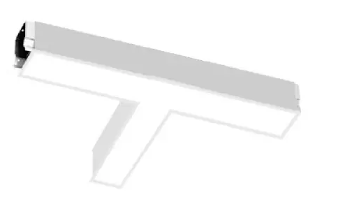 EnvisionLED LED-ALIN2-T-D-5CCT-WH-TML T-Shape Connector Recessed Flange with Trimless Kit Watt 7W/5W/3.5W, Lumens 840/600/420, 5CCT 50k/40k/35k/30k/27k