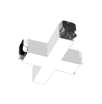EnvisionLED LED-ALIN2-X-D-5CCT-WH X Shaped Linear Connector Fixture for ALIN2 Down, 110 Degree, 277V