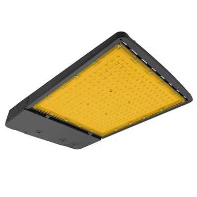 EnvisionLED LED-ARL3-3B-5P150-22K-BL-UNV OPTIC-Line Large Area Lights, Selectable CCT 2200k Amber & 5-Power & 3-Beam Angle Selectable, Black Finish