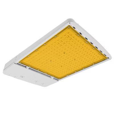 EnvisionLED LED-ARL3-3B-5P300-22K-WH-UNV OPTIC-Line Large Area Lights, Selectable CCT 2200k Amber & 5-Power & 3-Beam Angle Selectable, White Finish