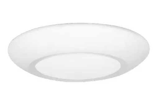 EnvisionLED LED-CDSK-12-3P35-5CCT-WH 12-in Cusp-Line Disk Surface Mount, Wattage 35/30/25w, Voltage 120V, Multi-Color Temperature, White