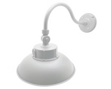 EnvisionLED LED-GNB-3P50-TRI-WH-PC Gooseneck Barn Light 3-CCT & 3-Power Selectable w/ Photocell White Finish