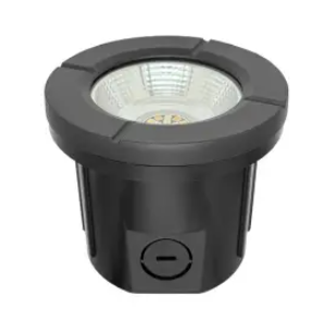 EnvisionLED LED-IGL-FL-5W-RGB+5CCT-ALM-BL-LV LED In-Ground Well Light w/ Flat Open Lens, Wattage 5W, CCT Select+RGB, Black