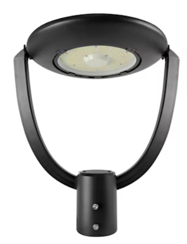 EnvisionLED LED-PST-3P150-TRI-BL-UNV LED Post Top Light, Selectable Wattage 150W/125W/100W, Lumens 20,400/17,400/13,900, 3CCT 30k/40k/50k Black Finish
