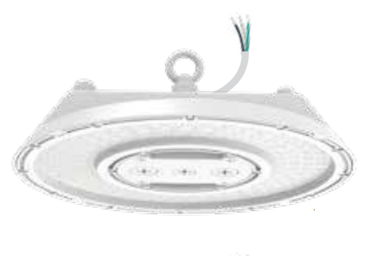 EnvisionLED LED-RHBA-3P240-CTRI-WH-UNV-10 LED UFO High Bay Light, 120-277V, Beam Angle 60/80/110°, Wattage 240/200/180w, CCT 35k/40/50K White Finish