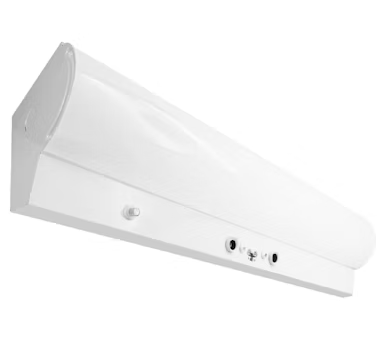 EnvisionLED LED-RSCN-4FT-3P50-5CCT 4' Linear Corner Strip Fixture, Voltage 120-277V, Color Temperature 2700K-5000K, White Finish