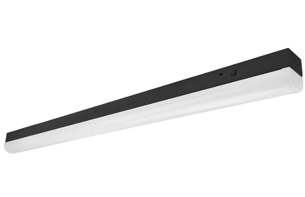 EnvisionLED LED-RST-4FT-3M40W-5CCT-SR-BL 4FT Round Strip Light, 5200 Lumen Max, Wattage and CCT Selectable, 120-277V, Black Finish, Sensor Ready
