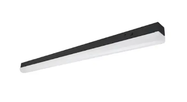 EnvisionLED LED-RST-4FT-3M40W-4CCT-BL-BMSPIR 4-ft 20-40W Round LED Strip Fixture, 120-277V, CCT Select, BMSPIR, BL