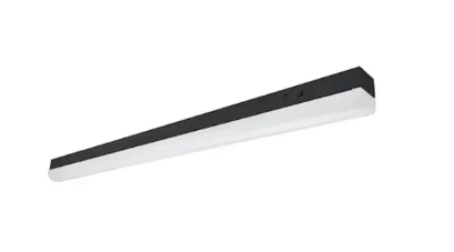 EnvisionLED LED-RST-8FT-3M60W-4CCT-BL-BMSPIR-EMB 8-ft 40-80W Round LED Strip Fixture, 120-277V, CCT Select, BMSPIR, EMB, BL