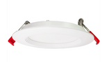 Lotus LED Lights LED-S9W-5CCT-WH-R-BF 9 Watt 4" Round Regressed Baffle Economy Led Downlight - 27k / 3k / 35k / 4k / 5k - 120v - White