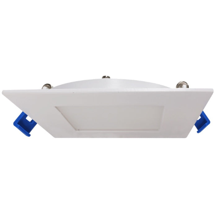 Lotus LED Lights LED-S9W-5CCTWH-SQ 4" Square Economy Super Thin LED Downlight W/ Power 9W, 5CCT, Lumens 740lms, White Finish