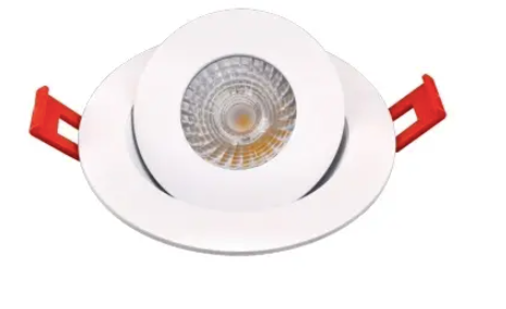 EnvisionLED LED-SL-FLT-6R-13W-5CCT-WH-UNV 6-in SnapTrim Downlight, Gimbal, Floating, Beam Angle 38°, Wattage 13W, Voltage 120-277V, Selectable CCT, White