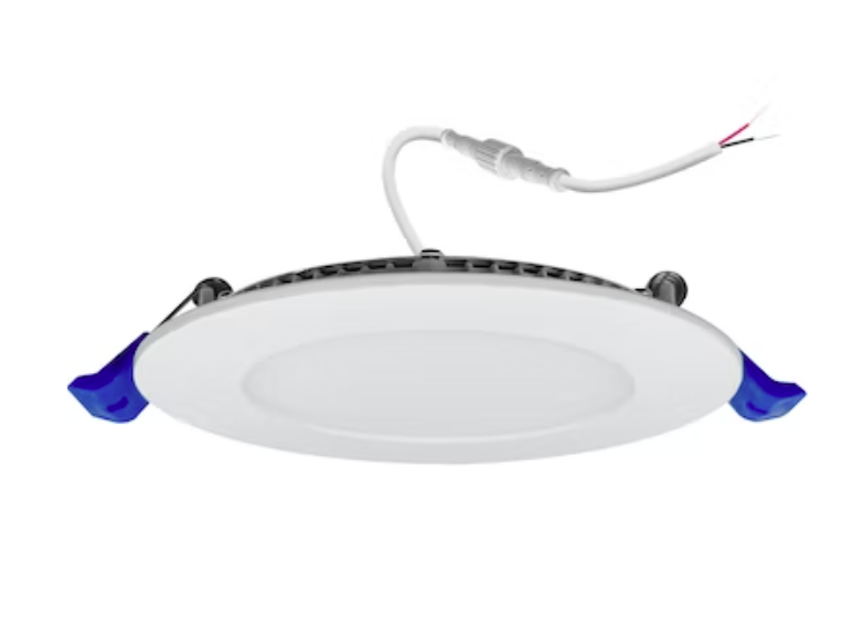 EnvisionLED LED-SL-PNL-4R-9W-5CCT-12V Slim-Line: 4" LED Slim Panel Downlight, 9W, 630lm , 12V