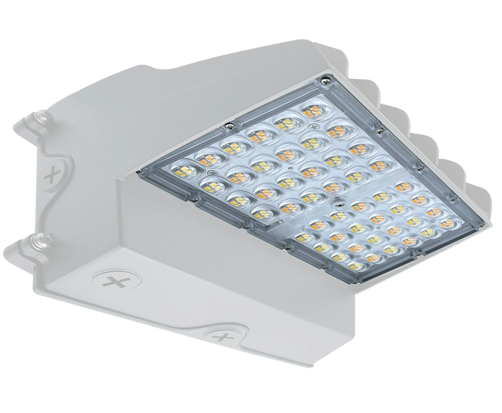 EnvisionLED LED-WPFC-FL-5P120W-TRI-WH-PC LED Full-Cutoff Wall Packs Light CCT 30k/40k/50k, Selectable Wattage 120W/110W/100W/90W/80W, SElectable Lumens 17,400/15,950/14,500/13,050/11,600 White Finish