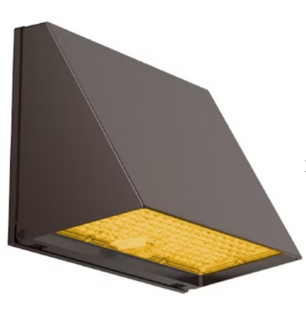 EnvisionLED LED-WPFC-TRZ-5P120-22K-BZ-PC Modern Trapezoid Wall Packs Light CCT 2200K, Selectable Wattage  120W/110W/100W/90W/80W, SElectable Lumens  17,400/15,950/14,500/13,050/11,600